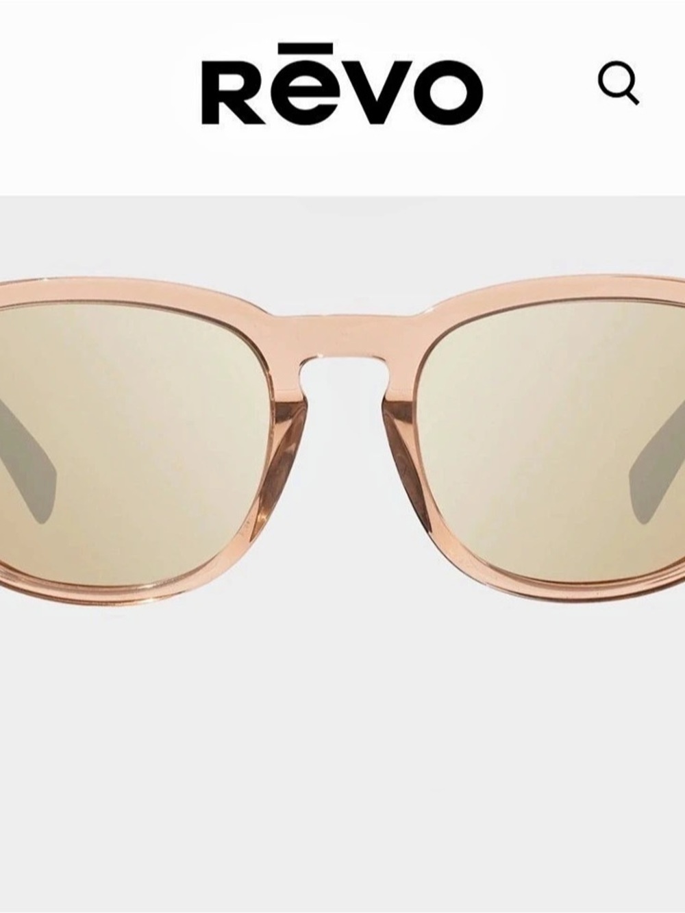 Revo Zinger II Sunglasses Brown & Gold